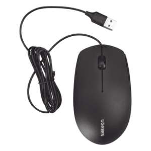 Mouse Óptico USB / 1200 DPI / Cable 1.5 m (4.9 ft) / 3 Botones / Diseño Ergonómico / Silencioso / Multiplataforma