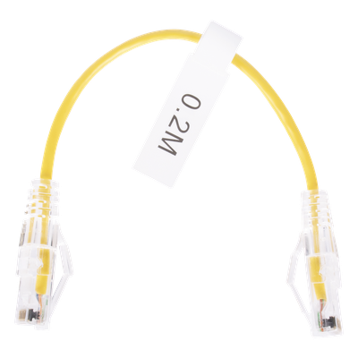 Cable de Parcheo Slim UTP / Cat6 / 20 cm (0.66 ft) / 28 AWG / 1 Gbps / RJ45