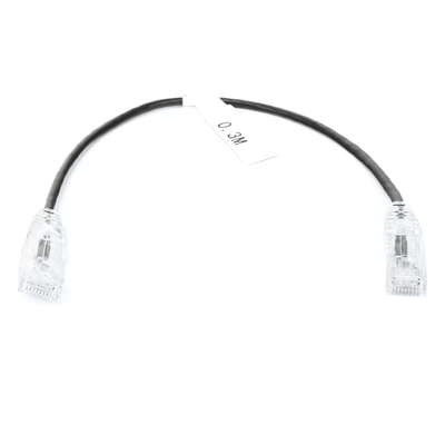 Cable de Parcheo Slim UTP Cat6 / 30 cm (0.98 ft) / 28 AWG / 1 Gbps+ / RJ45 / IEEE 802.3ab