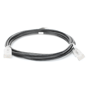 Cable de Parcheo Slim UTP Cat6 / 3 m (9.84 ft) / 28 AWG / 1 Gbps / RJ45 / Negro