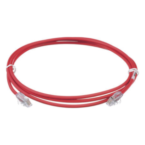 Cable de Parcheo UTP / Cat6A / 28AWG / CM-LSZH / 2.13 m (7 ft) / Rojo