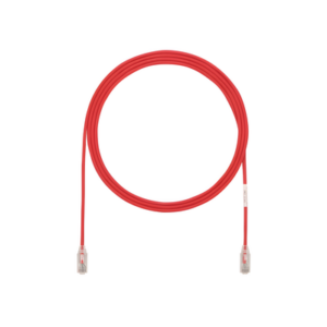 Cable de Parcheo UTP / Cat6 / 28AWG Diámetro Reducido / 0.5 m (1.64 ft) / RJ45 / Rojo