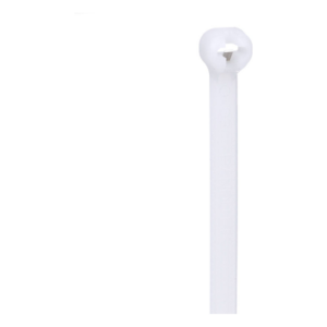 Cincho de Nylon 6.6 / 305 mm (12.0 ft) largo x 4.7 mm ancho / Tensión 222 N / Bloqueo Acero Inoxidable / UL 62275 / Paquete 100 pz
