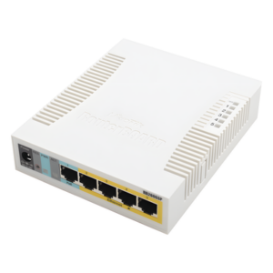 Switch PoE pasivo / 5 puertos Gigabit + 1 SFP / 11-30V / -20°C a 70°C / 4.4x5.5x1.1 pulgadas