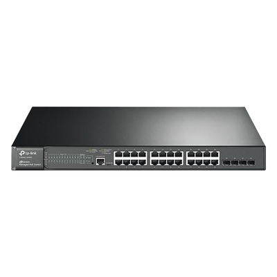 Switch PoE+ administrable Capa 2 / 24 puertos Gigabit / 4 puertos SFP / 384 W / 41.7 Mpps