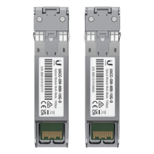 Módulo SFP+ / 10 Gbps / Multimodo / Alcance 300 m (984.3 ft) / LC Dúplex / 850 nm / Paquete de 2
