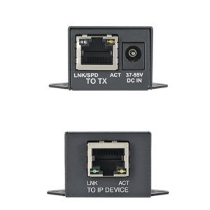 Extensor PoE/PoE+ / 10/100 Mbps / Alcance 610 m (2000 ft) / Cat5e o Cat6 / IEEE 802.3af/at / -40°C a 70°C