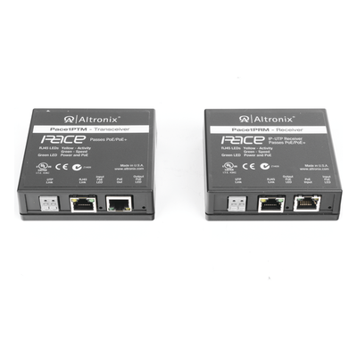 Kit Extensor IP y PoE / UTP CAT5E / 500 m (1640 ft) / 100 Mbps Full Duplex / IEEE 802.3at
