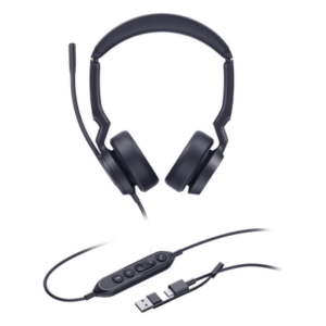Auriculares USB Profesionales / Cancelación de Ruido con IA / Altavoz 35 mm / USB-C/A Plug-and-Play / 20 Hz - 20 kHz