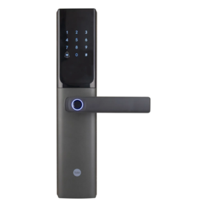 Cerradura Digital / Sensor de Huella con IA / 100 Huellas y 100 Códigos / IP54 / Bloqueo Automático / Modo Niños
