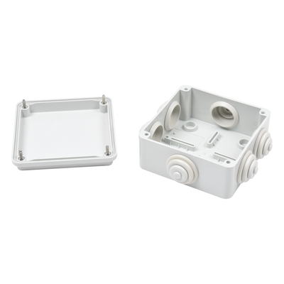 Caja de Derivación Estanca / 6 Entradas / IP55 / IK08 / 100x100x50 mm / Libre de Halógenos / -24 a 60°C