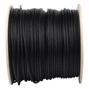 Cable FTP Cat6+ / 23 AWG / 305 m (1000 pies) / Con mensajero de acero / Exterior UV / PoE