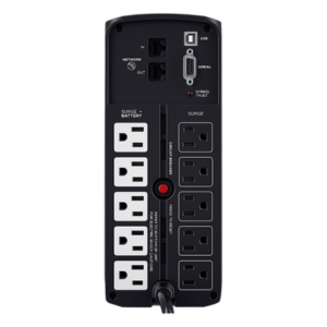 UPS de Torre / 1000 VA / 600 W / Onda Senoidal Pura / Línea Interactiva / 10 Tomas NEMA 5-15R / AVR / LCD Multifunción