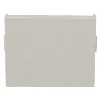 Módulo de Tapa Ciega / 1/2 Elemento / Blanco Mate / ABS / 1.56 x 1.34 x 0.11 pulgadas