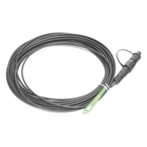 Jumper de Fibra Óptica / SC/APC a FDP460 / Redondo / 10 m (32.81 ft) / Forro 3 mm / G657A2 / Negro