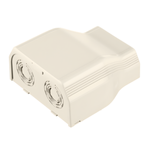 Conector de Tubería a Canaleta / Salidas 1/2", 3/4", 1" y 1 1/4" / PVC Rígido / UL94V-0 / TIA/EIA / Color Blanco Mate