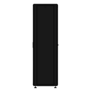 Gabinete Rack de Piso / 42U / 19 Pulgadas / Carga 1000 kg / Puerta Cristal Frontal / 600x605x1990 mm