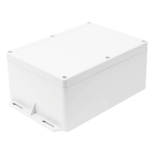 Gabinete para Exterior / IP65 / 220 x 160 x 100 mm / ABS / -20 a 60 °C / Orejas de Montaje Integradas
