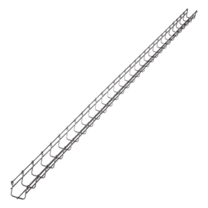 Charola Tipo Malla / 54 mm Peralte / 50 mm Ancho / 3 m (9.84 ft) / Electro Zinc / 43 Cables Cat6