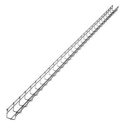 Charola Tipo Malla / 54 mm Peralte / 50 mm Ancho / 3 m (9.84 ft) / Electro Zinc / 43 Cables Cat6