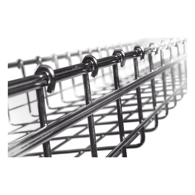 Charola Tipo Malla / 116 mm Peralte / 300 mm Ancho / 3 m Tramo / 9.84 ft / Electro Zinc / 554 Cables Cat6