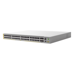 Switch PoE+ Stackeable Capa 3 / 48 puertos Gigabit / 4 puertos SFP+ 10 G / 740 W PoE / 176 Gbps / 1U Rackmount