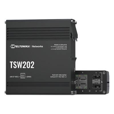 Switch Industrial Administrable L2 / 8 Puertos PoE+ 240W / 2 SFP / Profinet / -40°C a 75°C / IP30