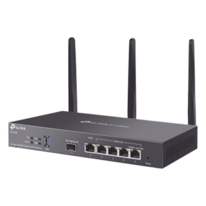 Router Empresarial Wi-Fi 6 / AX3000 / Multi-WAN 5 Puertos / 150,000 Sesiones Concurrentes / VPN Integrado / USB 3.0 / Omada SDN