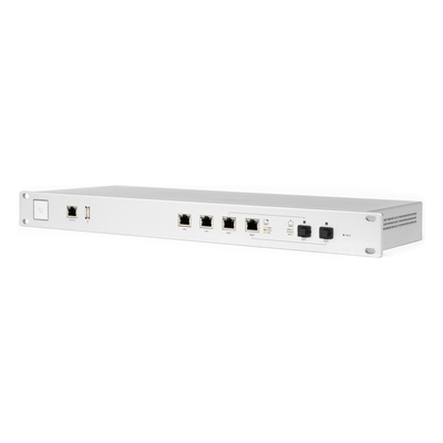 Ruteador UniFi para medianas y grandes empresas con funciones de firewall, soporta balanceo de carga y Fail Over entre 2 WAN