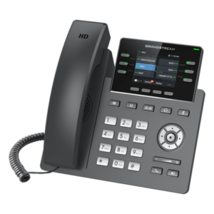 Teléfono IP / 6 Líneas SIP / Wi-Fi 6 Doble Banda / Bluetooth / 24 Teclas BLF Virtuales / Pantalla LCD 2.8" / 2 Puertos Gigabit