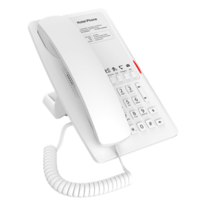 Teléfono IP Hotelero / Wi-Fi 6 Dual-Band / 2 Líneas SIP / 5 Teclas Programables / Puerto USB-A / PoE 802.3af / Audio HD