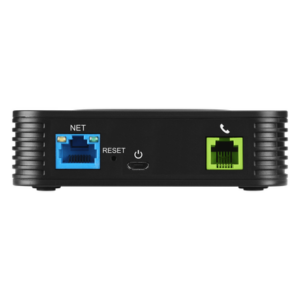 Adaptador de Teléfonos Analógicos ATA / 2 Puertos FXS / 2 Perfiles SIP / Ethernet 10/100 Mbps / Cifrado TLS y SRTP / Conferencia 3 Vías
