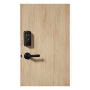 Cerradura Inteligente con Huella Digital / WiFi Integrado / Compatible Apple HomeKit / Teclado Táctil / Alimentación Dual 8 Baterías AA / IP54