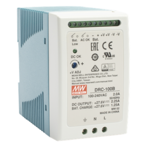Fuente de poder con cargador de batería / Riel DIN / 24V / 100W / 2.25A / UL 508 / 2.16 x 3.54 x 3.94 pulgadas