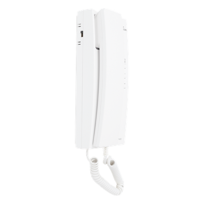 Auricular para sistema de audioportero / Alimentación desde central / 5 hilos / Cascada hasta 984 pies / Interior / Montaje pared