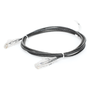 Cable de Parcheo Slim UTP Cat6 / 28 AWG / 2 m (6.56 ft) / 1 Gbps / RJ45 Chapado en Oro