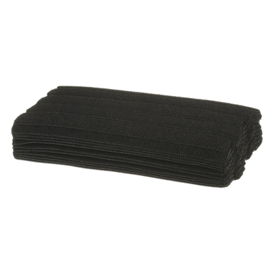 Cinta de Contacto Hook & Loop / 178 mm (7 in) de Largo / 19.1 mm (0.75 in) de Ancho / Resistencia 222 N (50 lb) / Interior / Negro