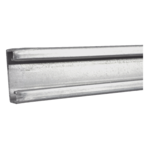 Canal Perforado / 4 x 2 cm / Calibre 12 / 3 m (9.84 ft) / Acero Pregalvanizado