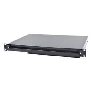 Charola Abatible para Teclado y Ratón / Rack 19" / 1U / Superficie Antideslizante / Instalación Rápida