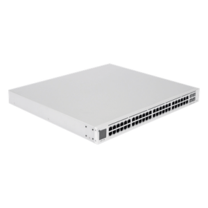 Switch PoE administrable / 48 puertos Gigabit PoE+ / PoE++ 802.3bt / 4 SFP+ 10G / 600W / 1.72' de alto