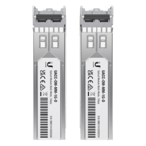 Transceptor SFP / 1 Gbps / Multimodo / 850 nm / LC Dual / 550 m (1804.5 ft) / Paquete 2 Piezas