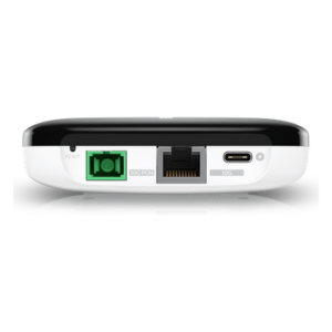 ONU XGS-PON / 10 Gbps Simétricos / Alcance 20 km / Puerto LAN 10G / SC/APC / Gestión UISP