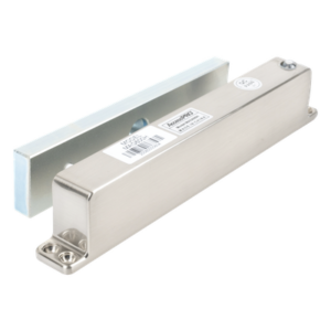 Chapa Magnética Electromagnética / 600 lbs (272 kg) / Montaje Superficial / IP68 / Dual 12V/24V DC / -10°C a +55°C