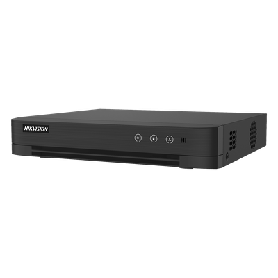 DVR Pentahíbrido / 8 Canales / 4K 8 Megapixel / H.265+ / AcuSense / Audio Bidireccional / 1 Bahía HDD 10 TB / Salida Full HD