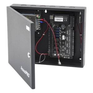 Panel de Control de Acceso / 4 Puertas / 30,000 Tarjetas / TCP-IP y RS485 / Fuente 12VCC 3A / Anti-Passback y Esclusamiento
